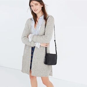 Madewell Wafflestitch Merino Wooo Blend Cardigan Sweater size XS